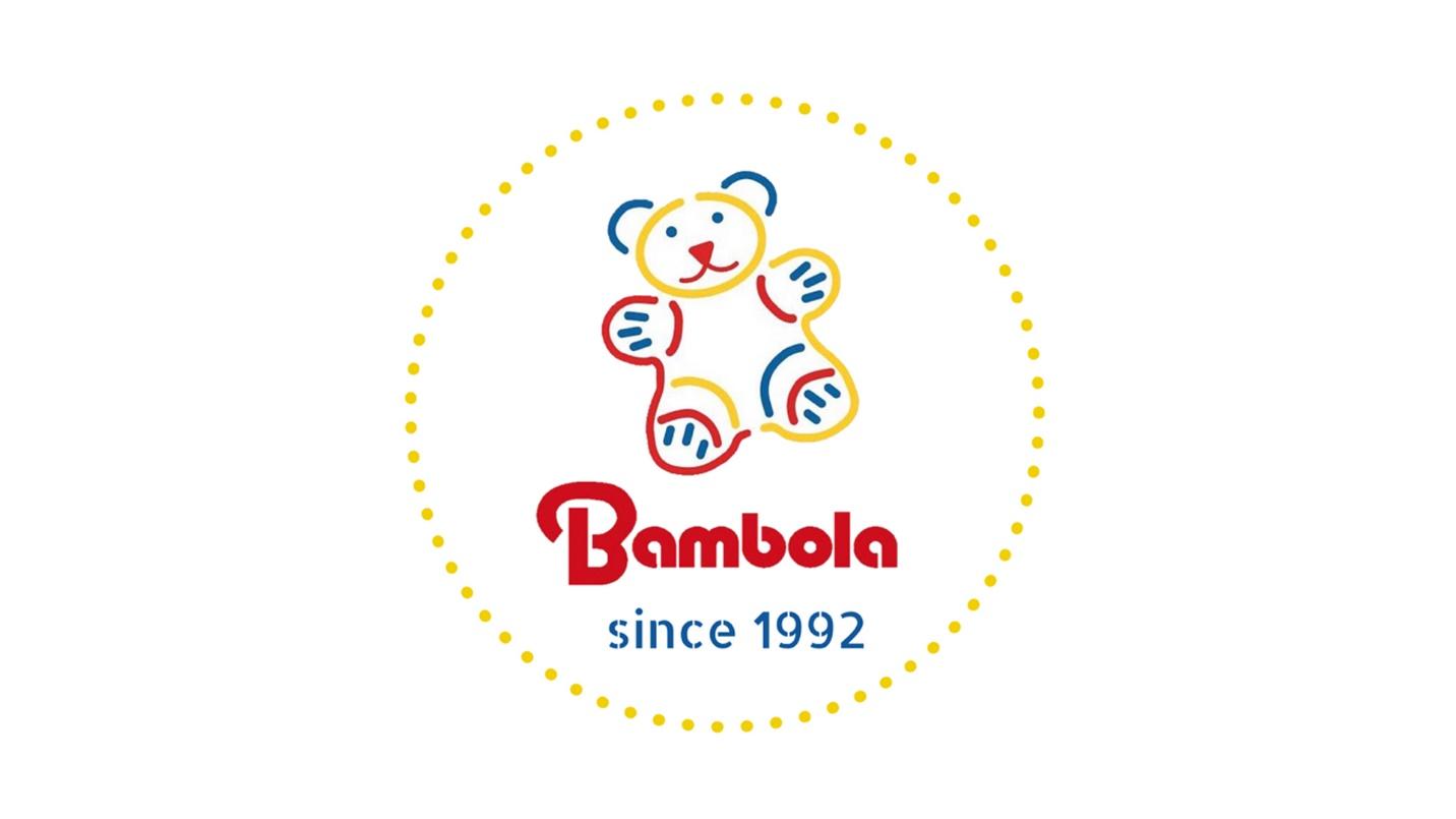 The logo of Puerto Rican toy store Bambola features a teddy bear in a section about the store’s products and prices.
