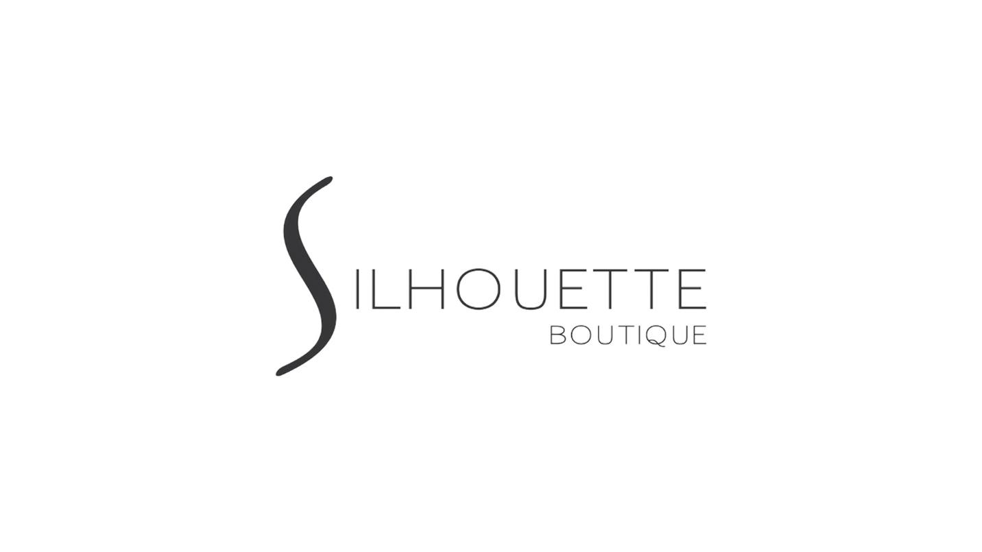 The logo for Silhouette Boutique in a section that describes the store’s clothing and accessories.