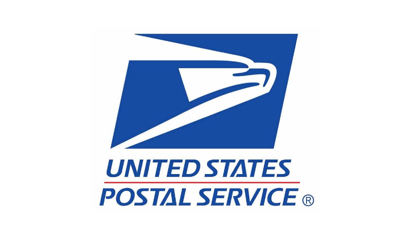 The official blue seal of the U.S. Postal Service depicting an eagle in a section about where to get your passport renewed.
