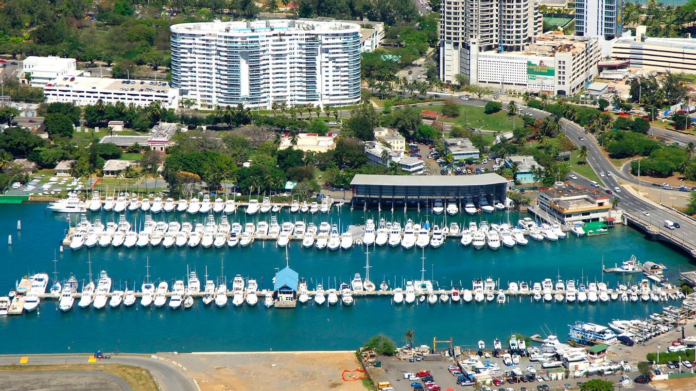 A marina filled with sailboats and yachts in a section describing outdoor activities in Miramar.